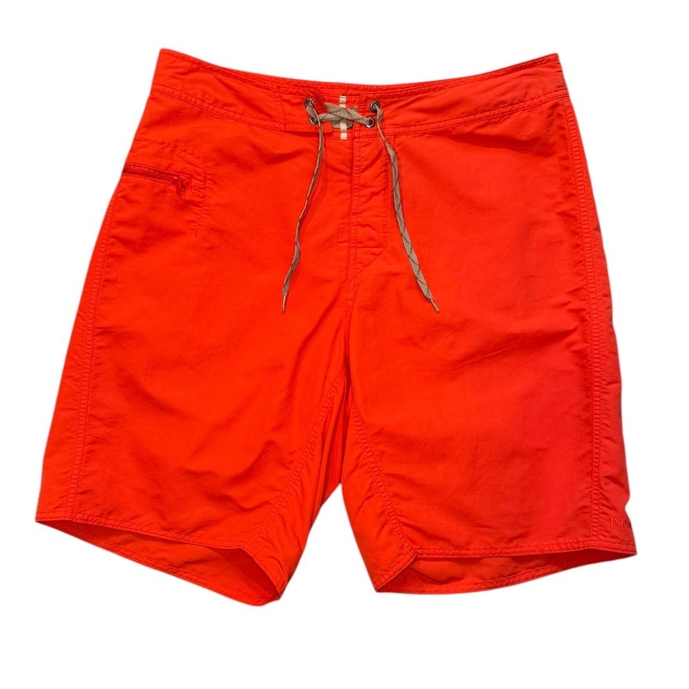 Patagonia‎ Mens Orange Red Board Shorts Swim Trunks Nylon 86556SP11 Size 34
